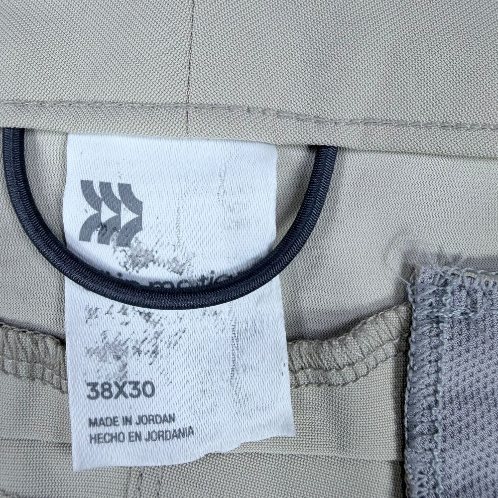 All in Motion Mens 38x30 Khaki Recycled Polyester Stretch Golf Performance Pants - Picture 6 of 11